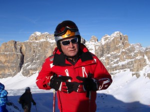 Erfahrener Skitour-Begleiter: Franz Call, Hotellier des Almhof in St.Vigil; Foto: Thomas Riedinger