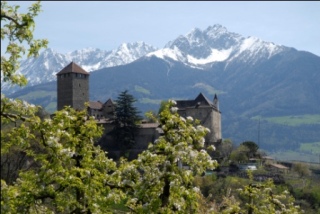 Dorf Tirol: Imposante Kulisse und Namensgeber für eine ganze Region; Foto TV Dorf Tirol