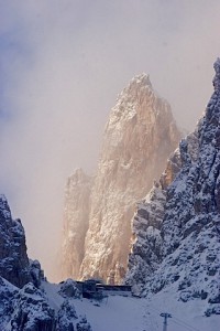 Majestät der Dolomiten: Der Langkofel. Lieblingsgipfel Luis Trenkers, Foto: Heiner Sieger