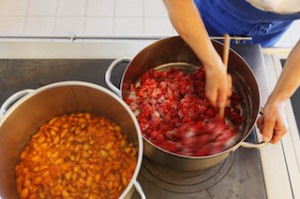 Alles frisch:Marmeladenherstellung auf dem Bauernhof, Foto: Freider Blickle, Südtirol Marketing