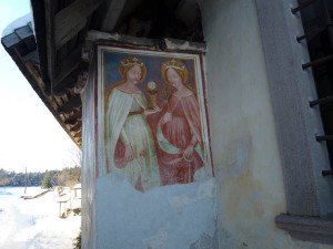 Die Wandgemälde von St. Helena sind kostbare Zeugnisse der Hochgotik. - Foto: Herbert Pichler