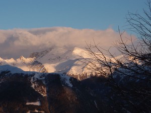 Der Blick vom Rosskopf, dem Hausberg der Sterzinger, auf die umliegenden Berge ist eine Augenweide.