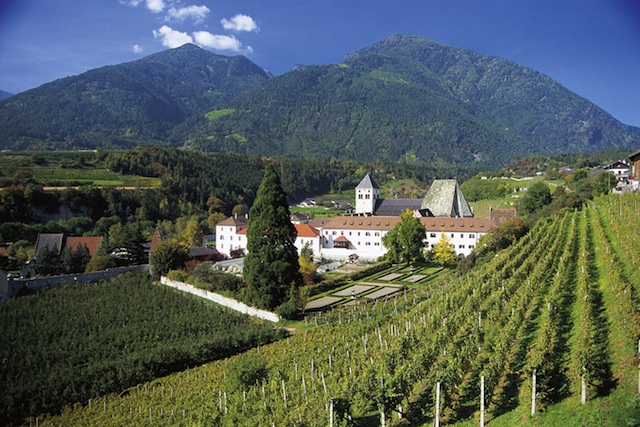 Der Eisacktaler Wein-Wanderweg führt von Brixen bis zum Kloster Neustift